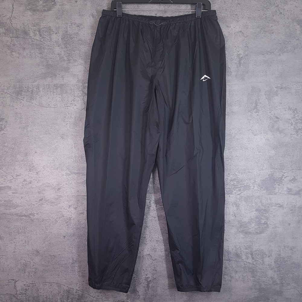 NIKE Trailwind Storm-Fit ADV Waterproof Running Pants Mens SMALL Black